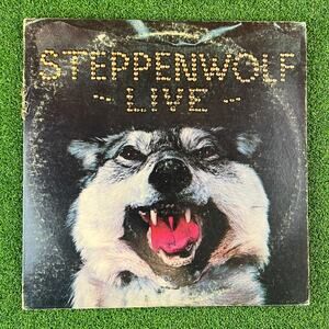 Vintage Vinyl LP Record Steppenwolf Live Album by Steppenwolf